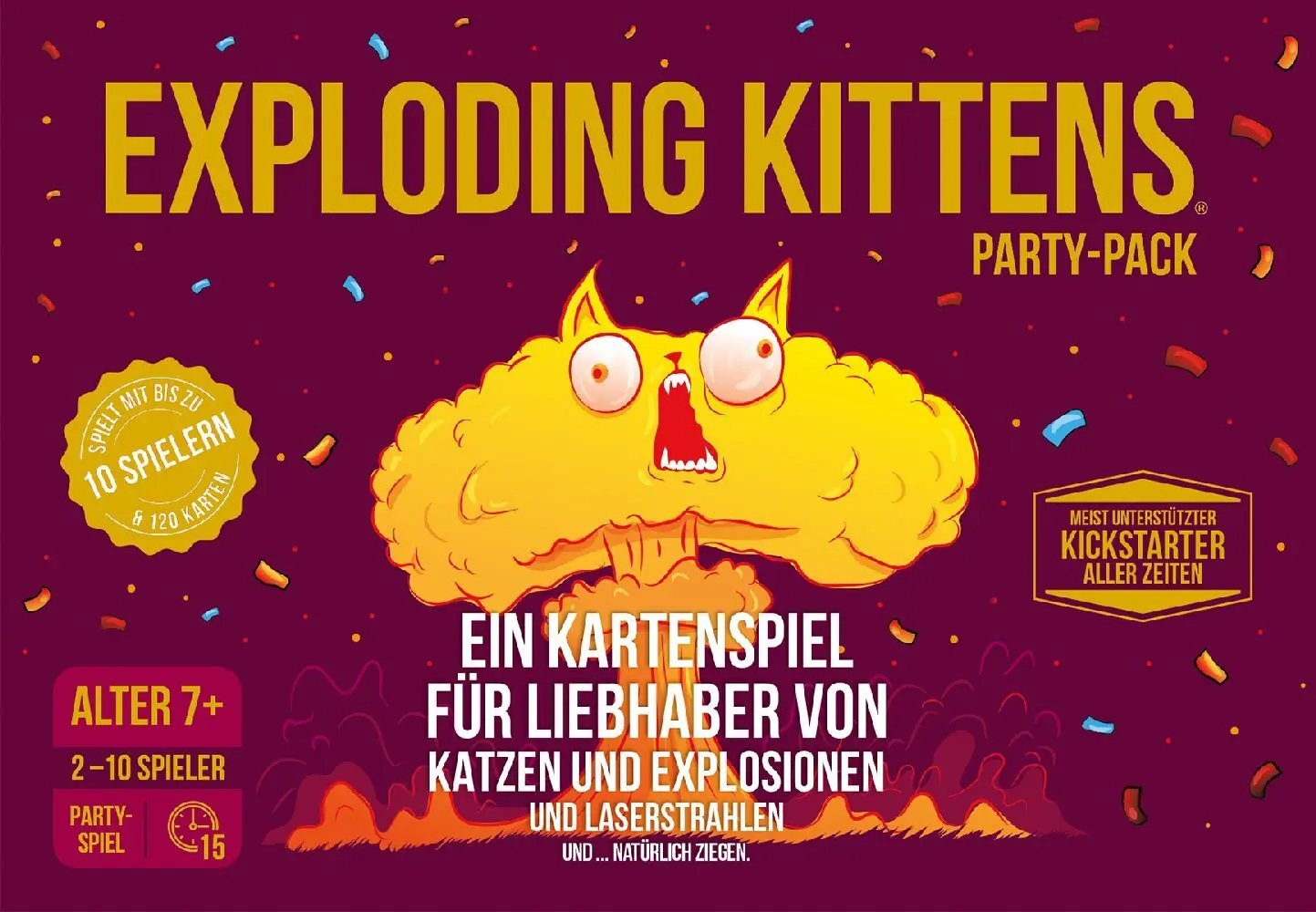 Cover: 810083049120 | Exploding Kittens Party-Pack | Matthew Inman (u. a.) | Spiel | Deutsch
