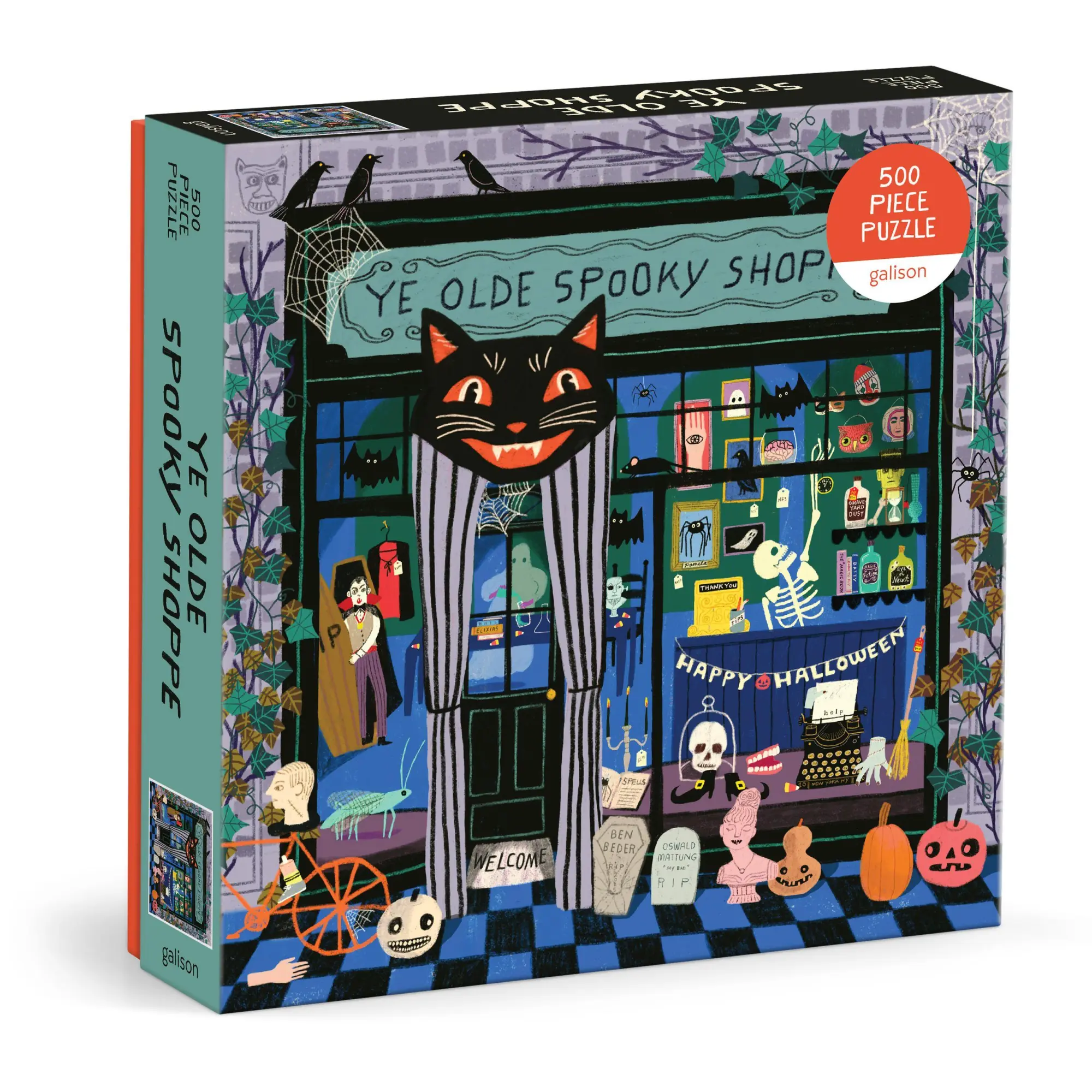 Cover: 9780735389120 | Ye Olde Spooky Shoppe 500 Piece Puzzle | Galison | Spiel | Galison