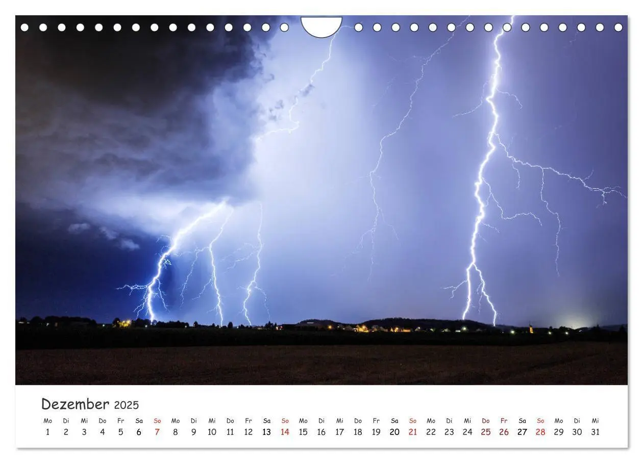Bild: 9783435329120 | Gewitterwelten (Wandkalender 2025 DIN A4 quer), CALVENDO...
