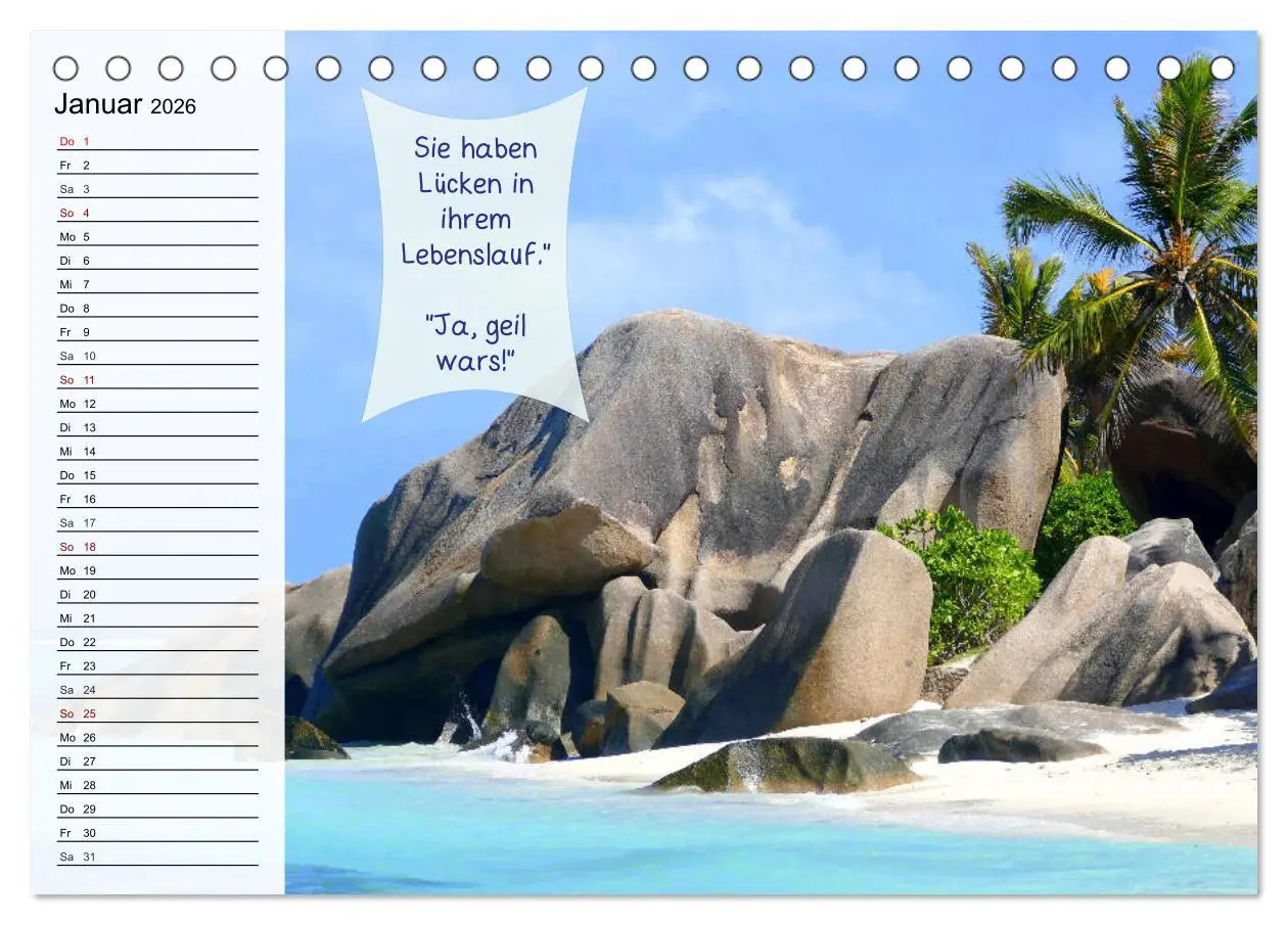 Bild: 9783457659120 | Endlich Urlaub und nichts wie weg! Lustiger Sprüchekalender für...