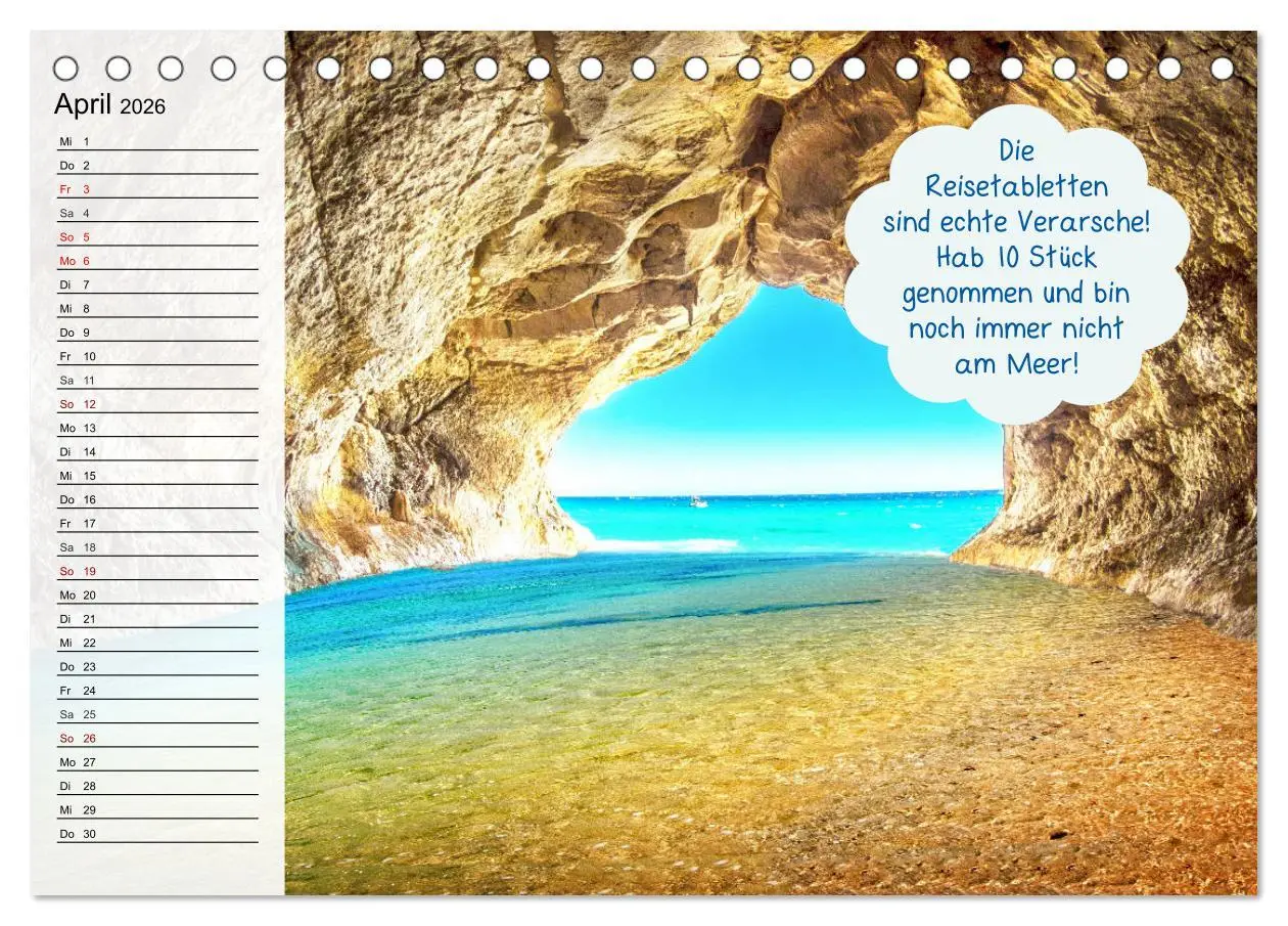 Bild: 9783457659120 | Endlich Urlaub und nichts wie weg! Lustiger Sprüchekalender für...