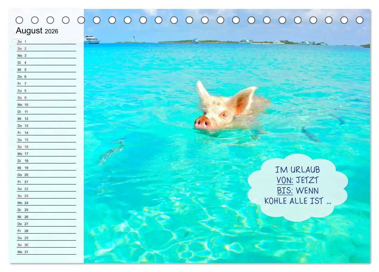 Bild: 9783457659120 | Endlich Urlaub und nichts wie weg! Lustiger Sprüchekalender für...
