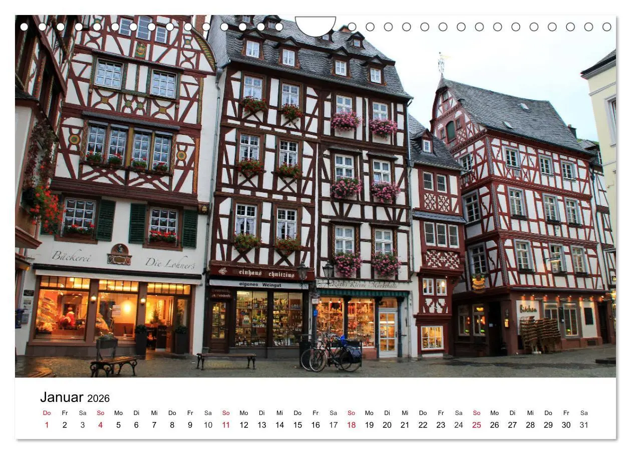 Bild: 9783457899120 | Bernkastel-Kues an der Mosel (Wandkalender 2026 DIN A4 quer),...
