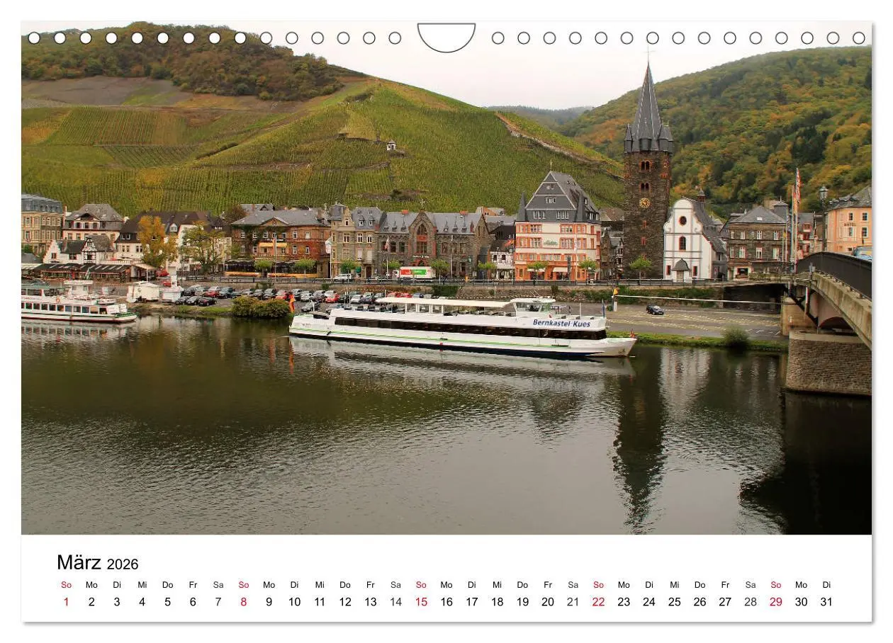 Bild: 9783457899120 | Bernkastel-Kues an der Mosel (Wandkalender 2026 DIN A4 quer),...