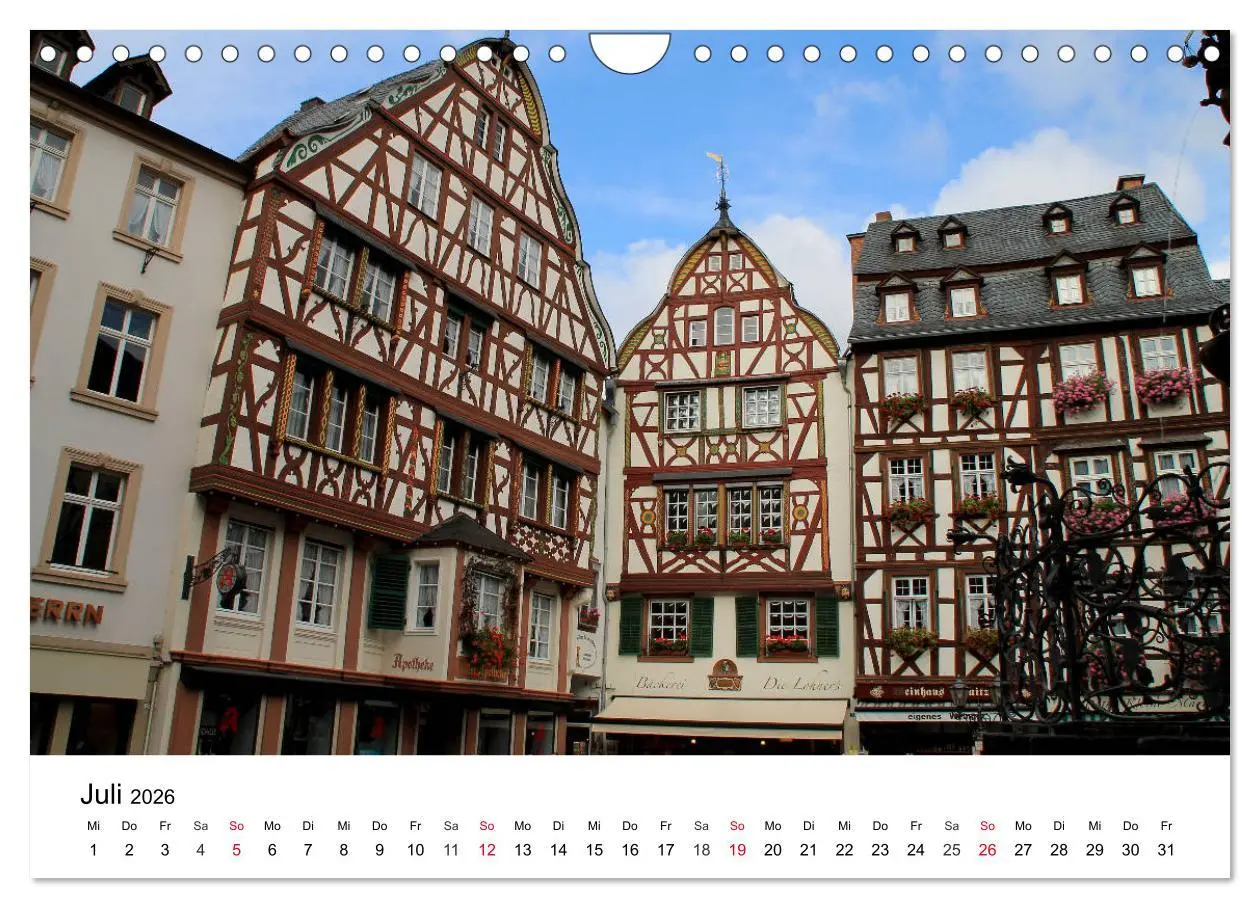 Bild: 9783457899120 | Bernkastel-Kues an der Mosel (Wandkalender 2026 DIN A4 quer),...