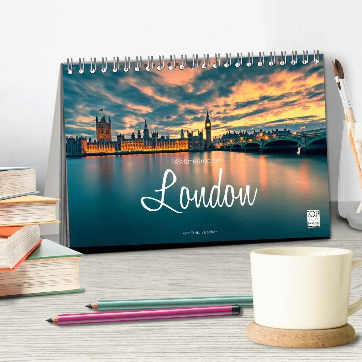 Bild: 9783516129120 | Weltmetropole London (Tischkalender 2026 DIN A5 quer), CALVENDO...