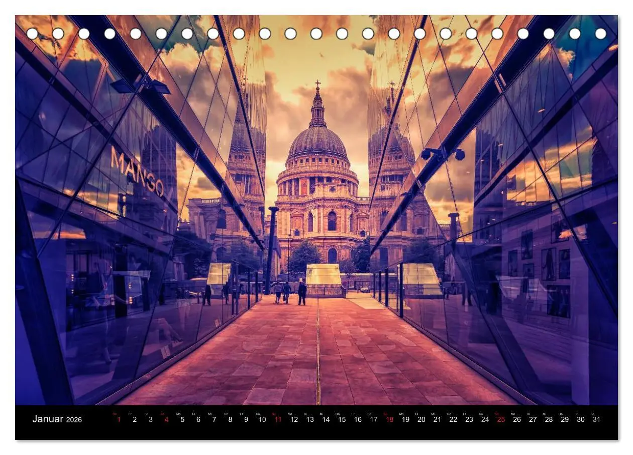 Bild: 9783516129120 | Weltmetropole London (Tischkalender 2026 DIN A5 quer), CALVENDO...