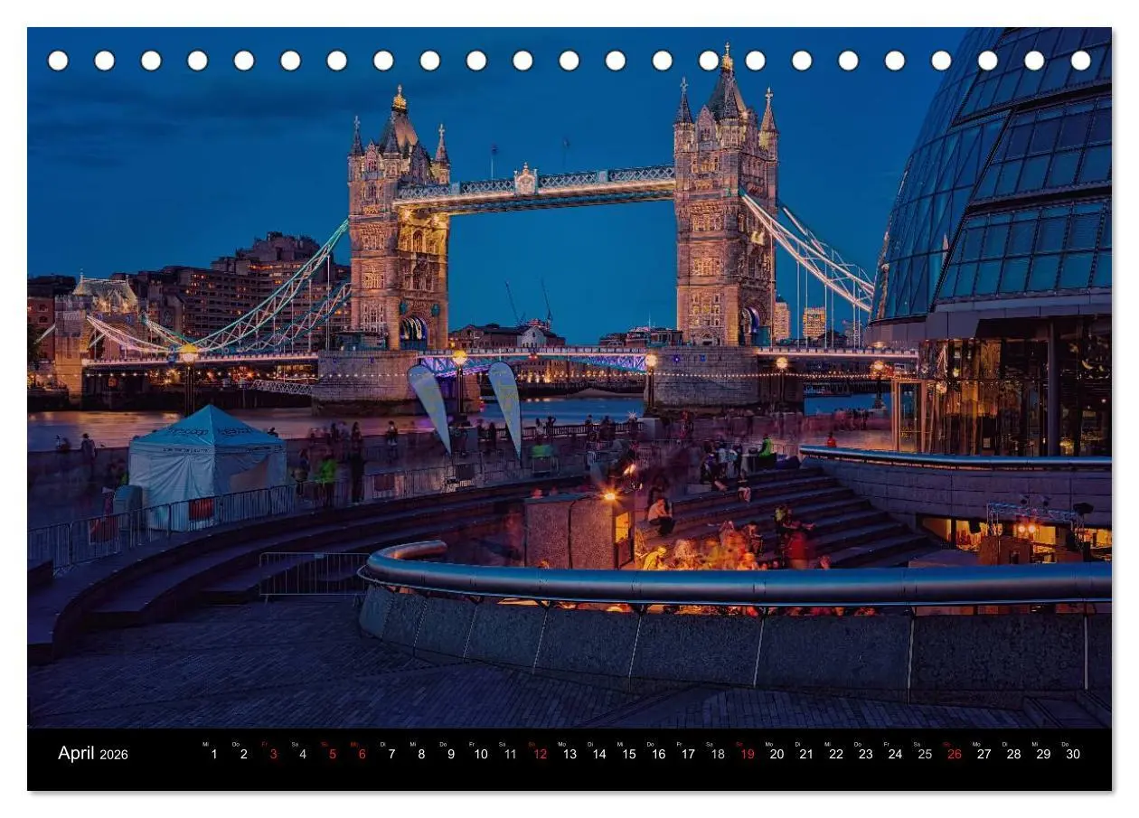 Bild: 9783516129120 | Weltmetropole London (Tischkalender 2026 DIN A5 quer), CALVENDO...