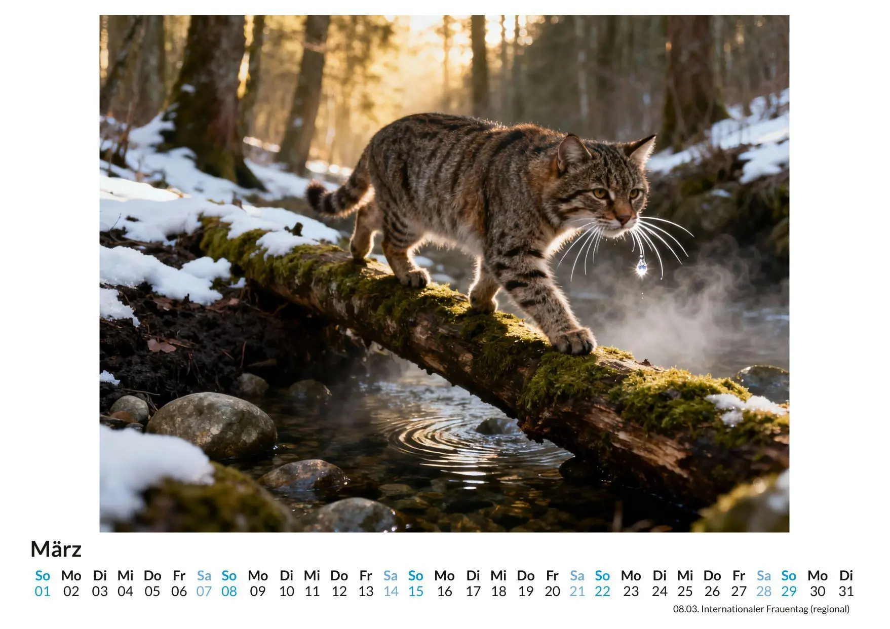 Bild: 9783695329120 | Wildkatze | Eva Schröder | Kalender | Deutsch | 2026 | FlipFlop