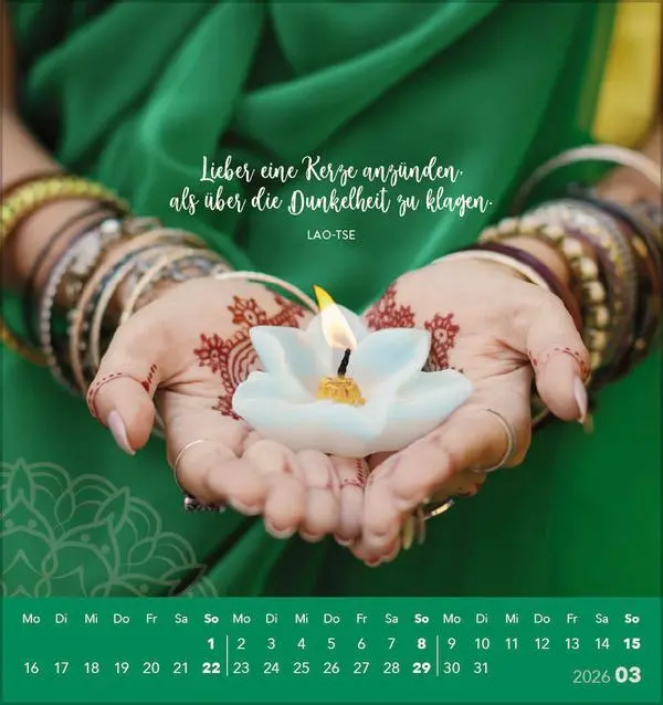 Bild: 9783731889120 | Achtsamkeit 2026 | Verlag Korsch | Kalender | 13 S. | Deutsch | 2026