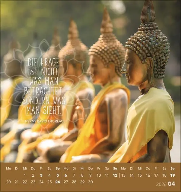 Bild: 9783731889120 | Achtsamkeit 2026 | Verlag Korsch | Kalender | 13 S. | Deutsch | 2026