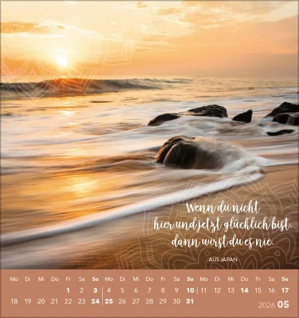 Bild: 9783731889120 | Achtsamkeit 2026 | Verlag Korsch | Kalender | 13 S. | Deutsch | 2026