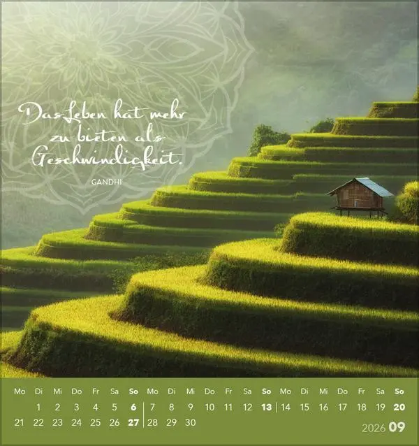 Bild: 9783731889120 | Achtsamkeit 2026 | Verlag Korsch | Kalender | 13 S. | Deutsch | 2026