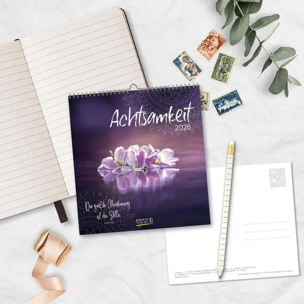 Bild: 9783731889120 | Achtsamkeit 2026 | Verlag Korsch | Kalender | 13 S. | Deutsch | 2026