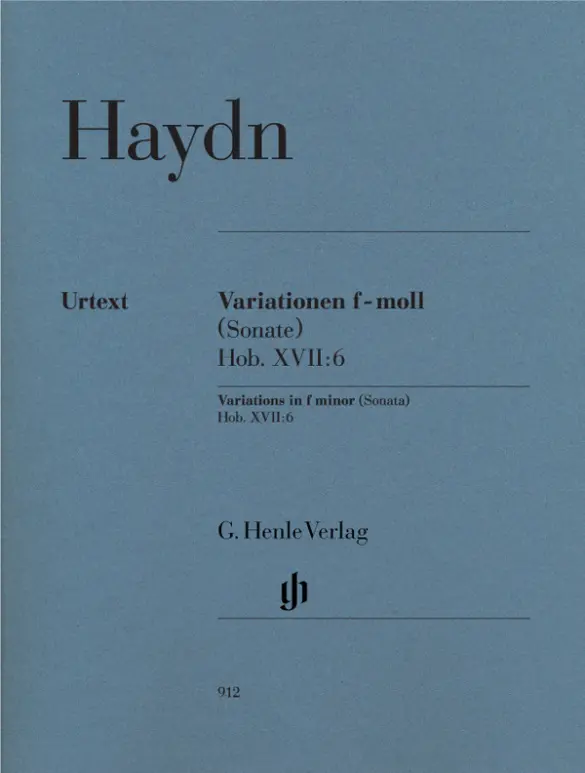 Cover: 9790201809120 | Variations In F Minor | Franz Joseph Haydn | Henle Urtext Editions