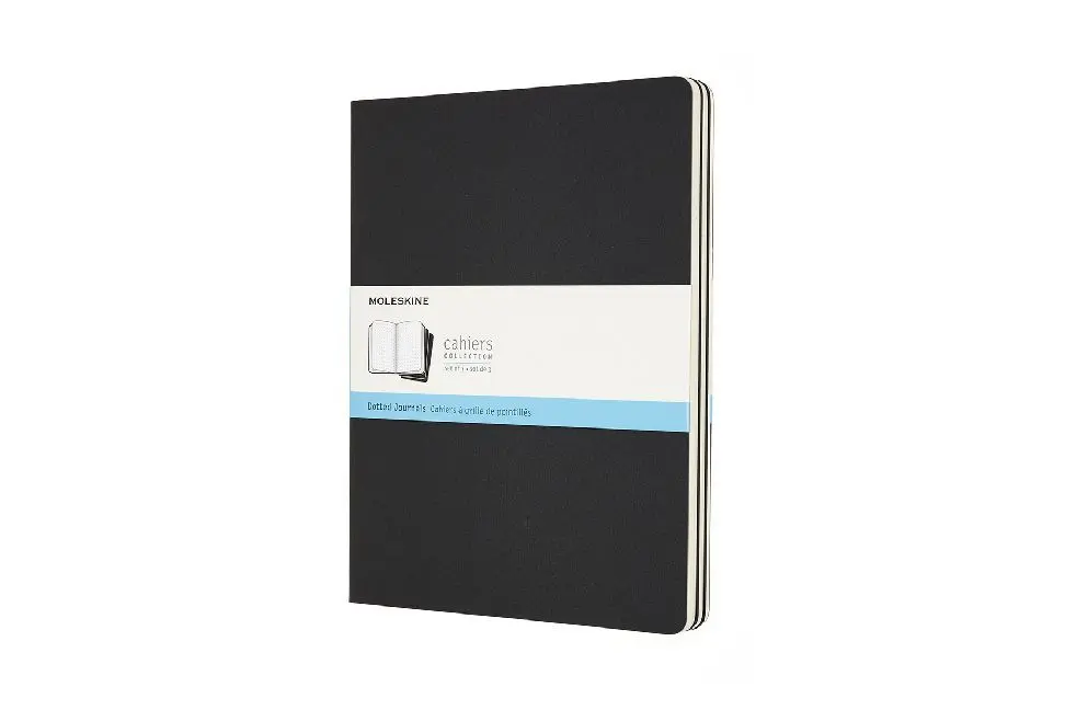 Cover: 8058341719220 | Moleskine Cahier XL, 3er Set, Punktraster, Kartoneinband, Schwarz