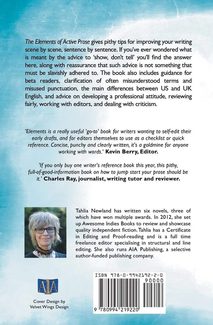 Rückseite: 9780994219220 | The Elements of Active Prose | Writing Tips to Make Your Prose Shine