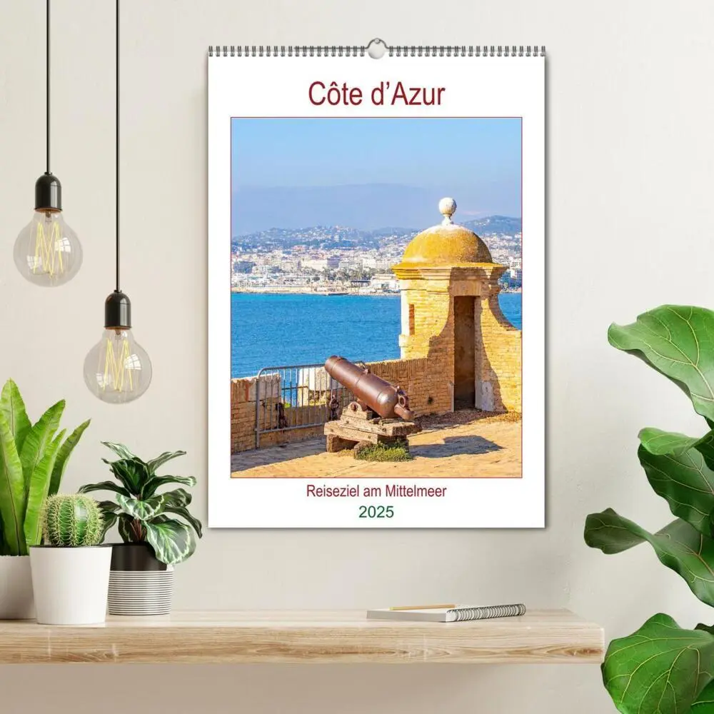 Bild: 9783435939220 | Côte d'Azur - Reiseziel am Mittelmeer (Wandkalender 2025 DIN A2...