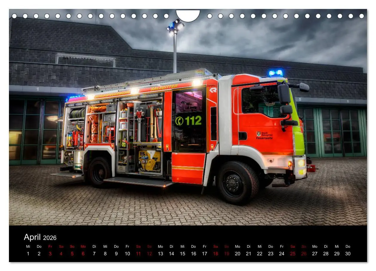 Bild: 9783457889220 | Feuerwehr und Rettungsdienst (Wandkalender 2026 DIN A4 quer),...