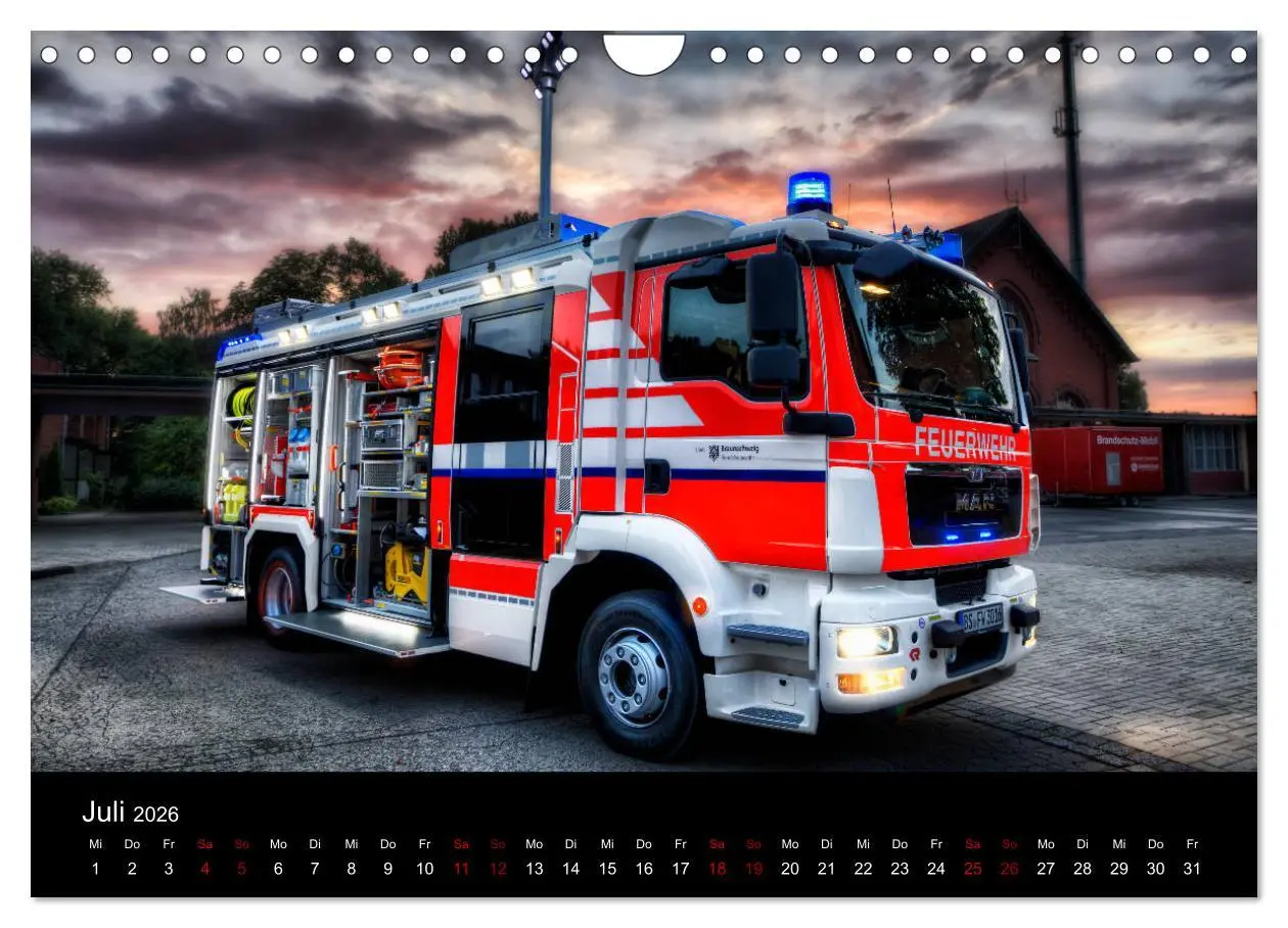 Bild: 9783457889220 | Feuerwehr und Rettungsdienst (Wandkalender 2026 DIN A4 quer),...