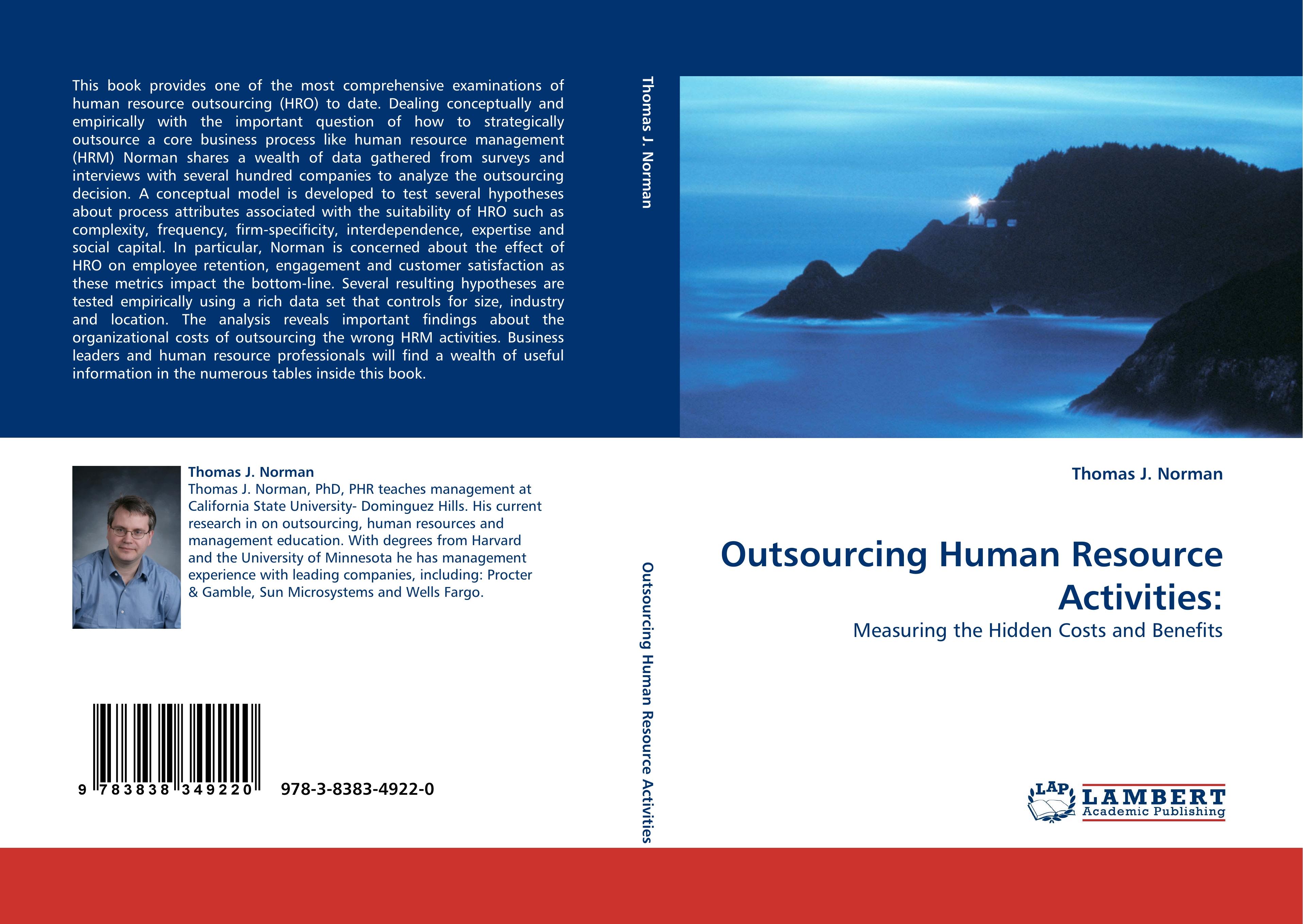 Outsourcing Human Resource Activities: | Measuring the Hidden Costs and Benefits | Thomas J. Norman | Taschenbuch | Paperback | 236 S. | Englisch | 2010 | LAP LAMBERT Academic Publishing - Norman, Thomas J.