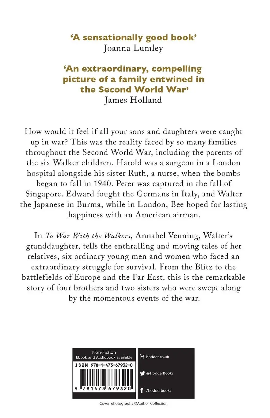 Rückseite: 9781473679320 | To War With the Walkers | Annabel Venning | Taschenbuch | Englisch