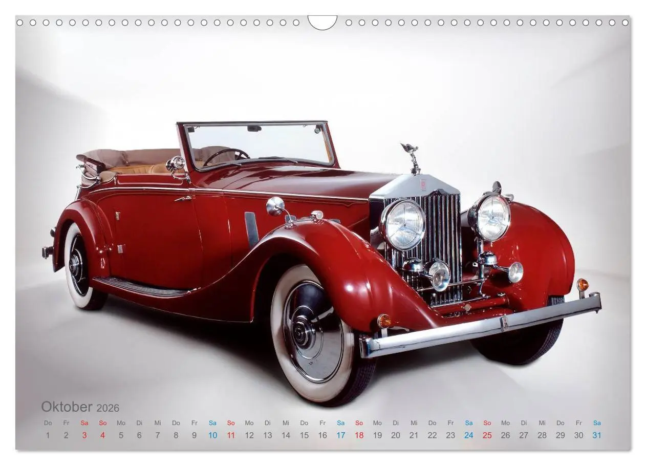 Bild: 9783457949320 | Zeitlose Ästhetik Oldtimer-Fotografien von Wolf Kloss (Wandkalender...