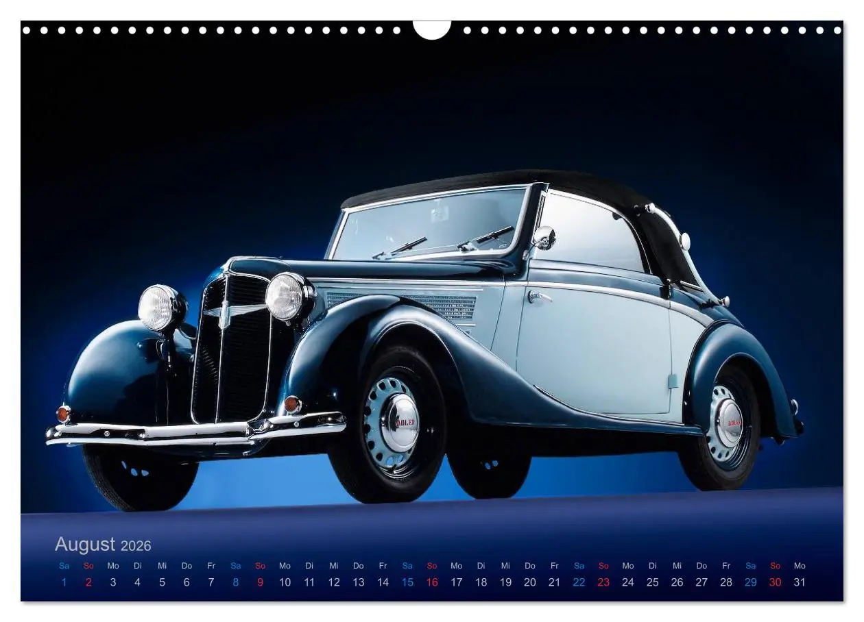 Bild: 9783457949320 | Zeitlose Ästhetik Oldtimer-Fotografien von Wolf Kloss (Wandkalender...