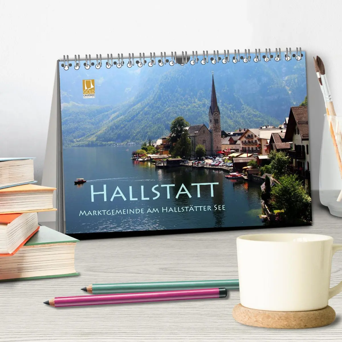 Bild: 9783516039320 | Hallstatt, Marktgemeinde am Hallstätter See (Tischkalender 2026 DIN...