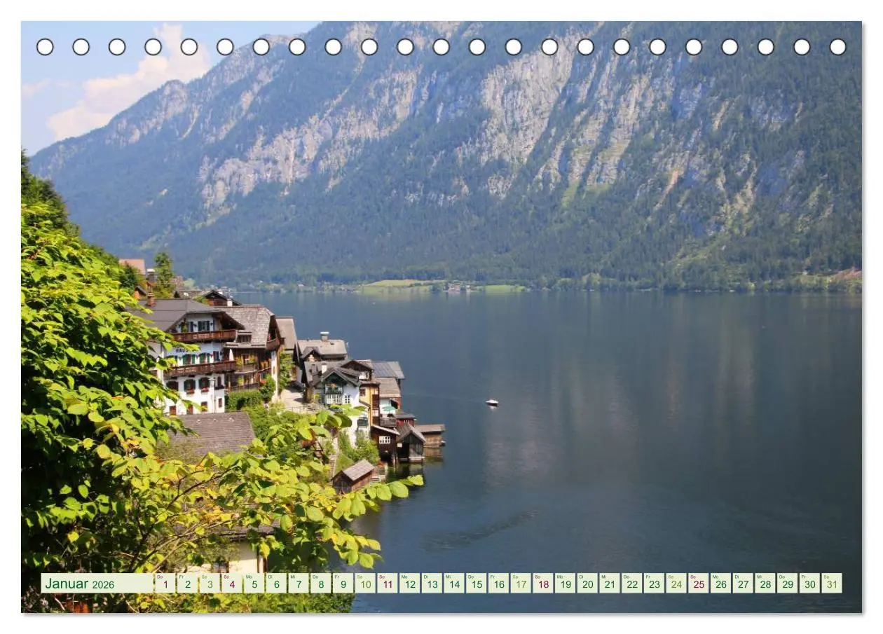 Bild: 9783516039320 | Hallstatt, Marktgemeinde am Hallstätter See (Tischkalender 2026 DIN...