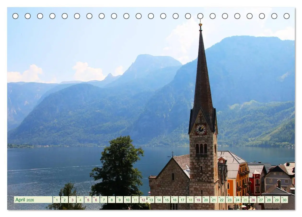 Bild: 9783516039320 | Hallstatt, Marktgemeinde am Hallstätter See (Tischkalender 2026 DIN...