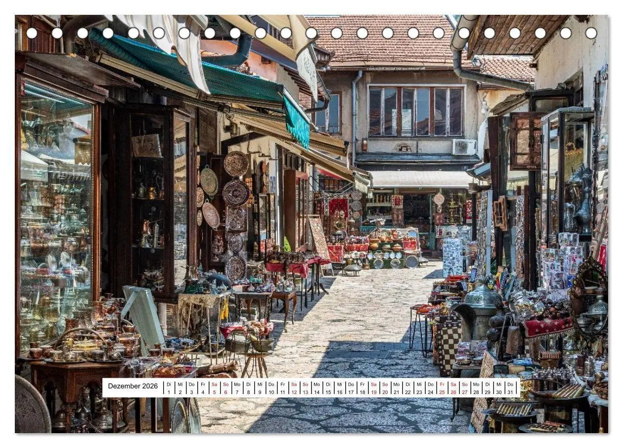 Bild: 9783516659320 | Sarajevo im Fokus (Tischkalender 2026 DIN A5 quer), CALVENDO...