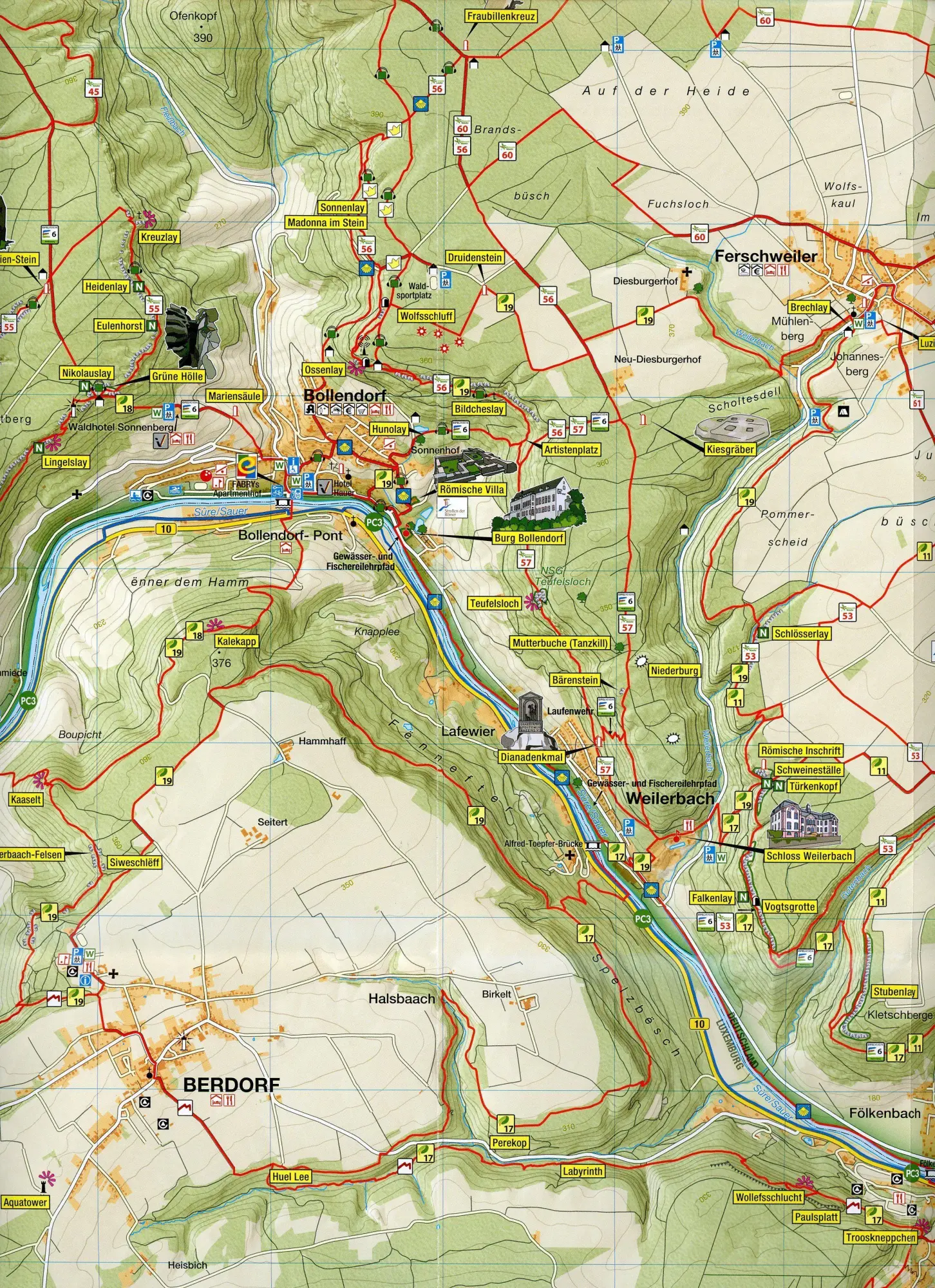 Bild: 9783866369320 | Wanderkarte Naturpark Südeifel 1:25 000 | Südeifel | (Land-)Karte