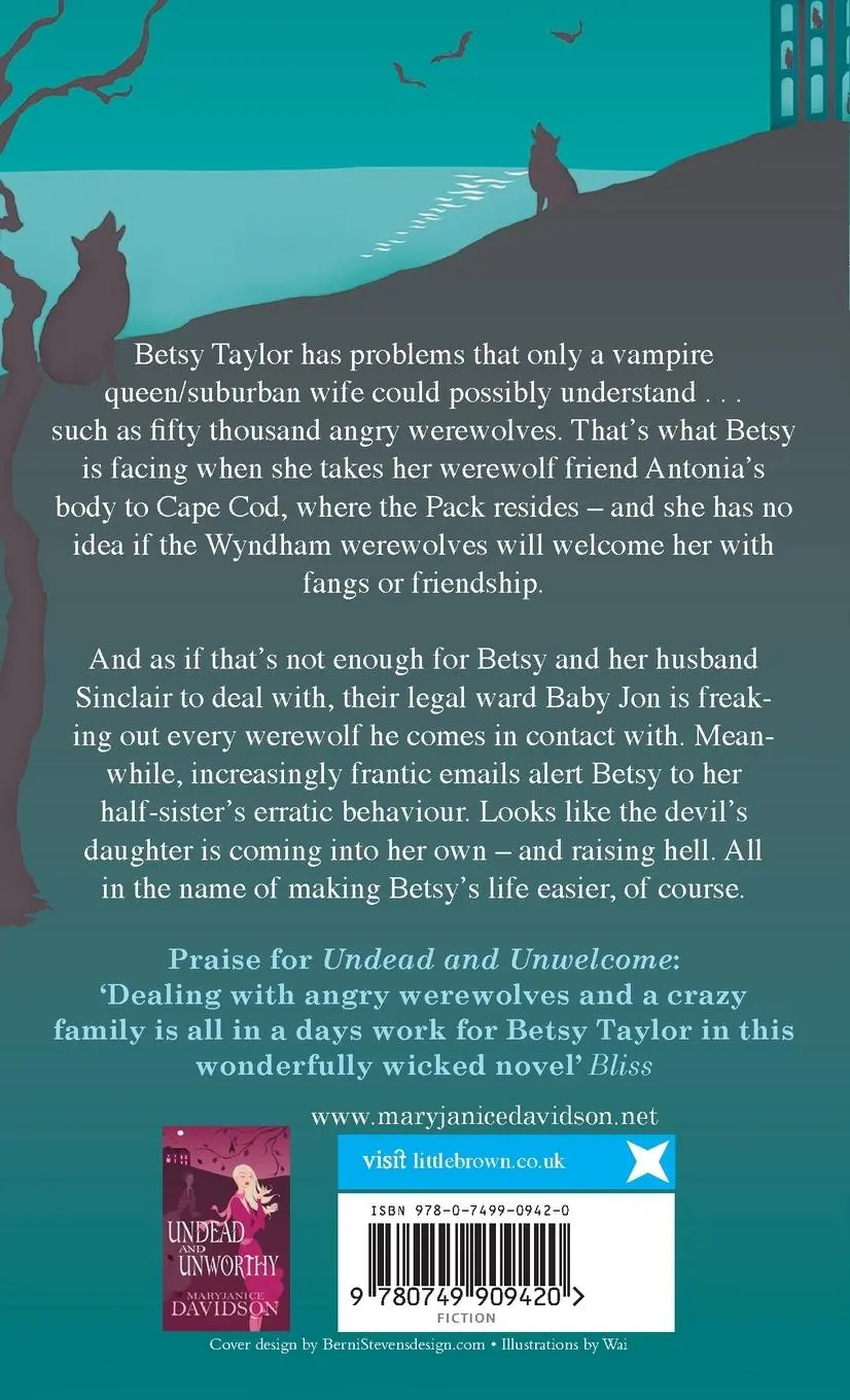 Rückseite: 9780749909420 | Undead And Unwelcome | Mary Janice Davidson | Taschenbuch | Englisch