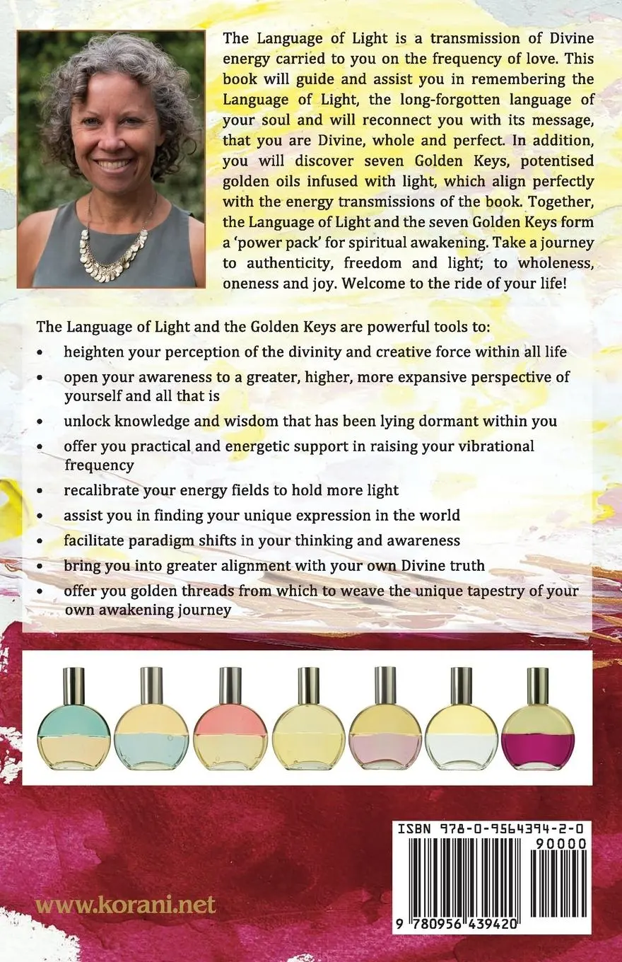 Rückseite: 9780956439420 | The Language of Light | Korani Connolly | Taschenbuch | Englisch