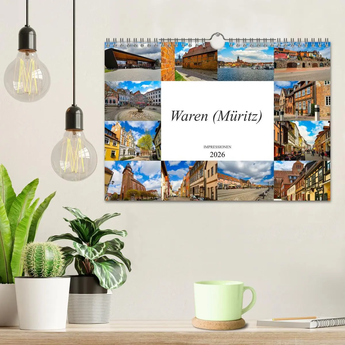 Bild: 9783457799420 | Waren Müritz Impressionen (Wandkalender 2026 DIN A4 quer), CALVENDO...