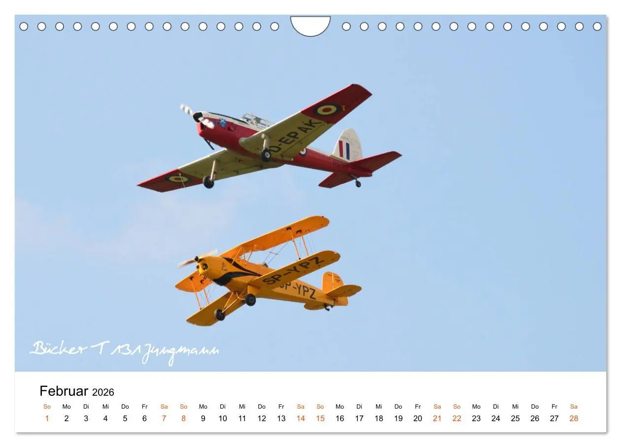 Bild: 9783457869420 | Die Faszination. Flugzeuge am Himmel (Wandkalender 2026 DIN A4...