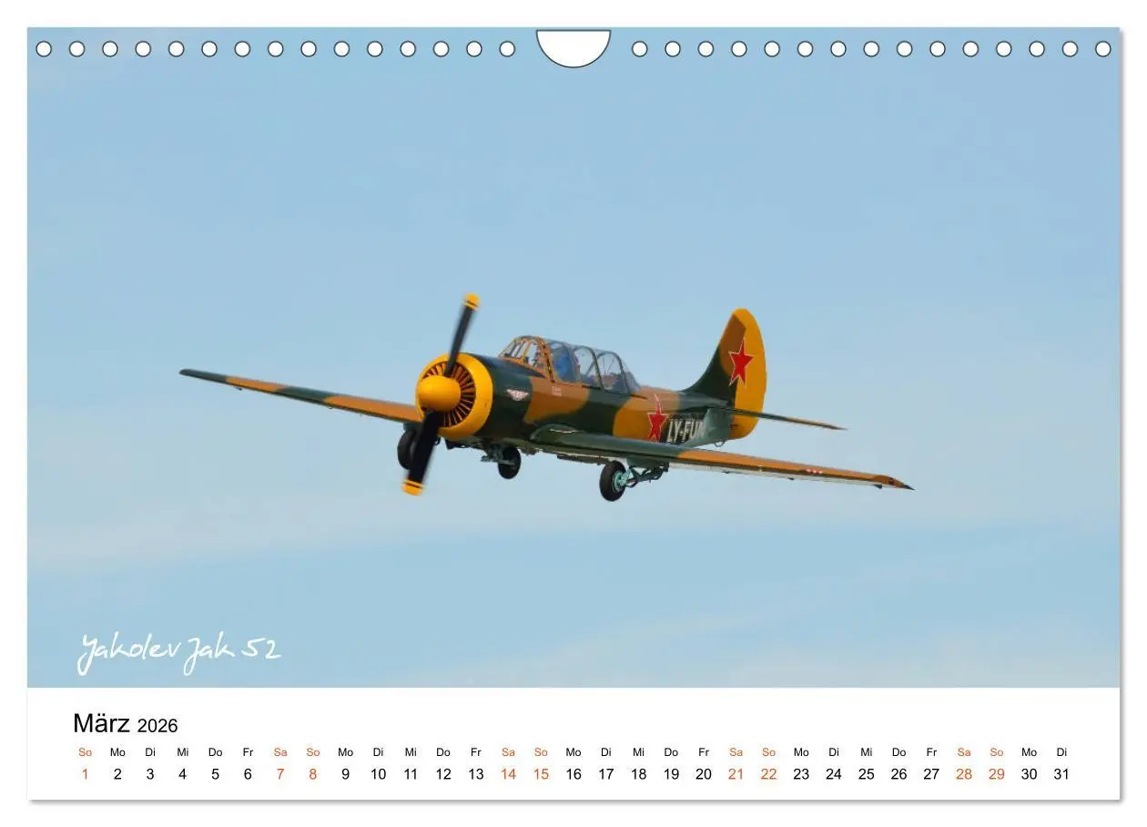 Bild: 9783457869420 | Die Faszination. Flugzeuge am Himmel (Wandkalender 2026 DIN A4...
