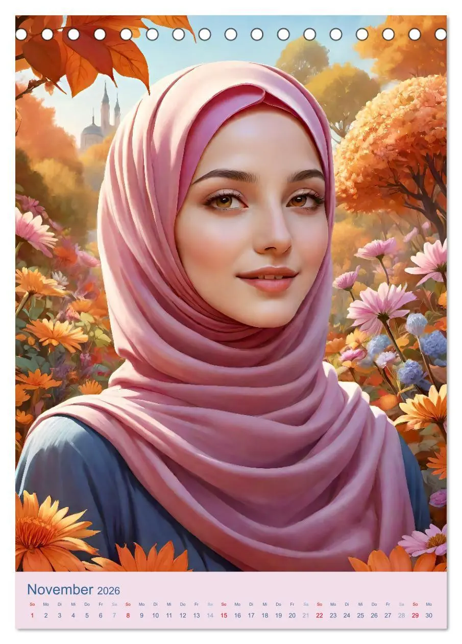 Bild: 9783516269420 | Stolze Muslima (Tischkalender 2026 DIN A5 hoch), CALVENDO...