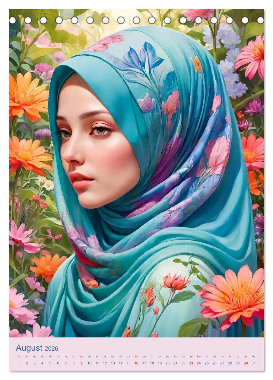 Bild: 9783516269420 | Stolze Muslima (Tischkalender 2026 DIN A5 hoch), CALVENDO...