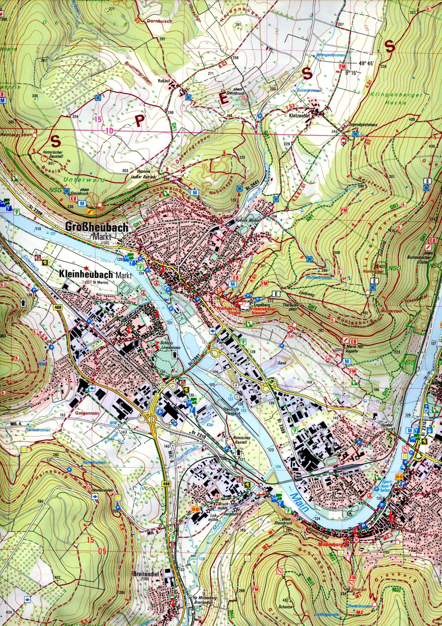 Bild: 9783899339420 | Miltenberg 1:25 000 | Digitalisierung | (Land-)Karte | Deutsch | 2022