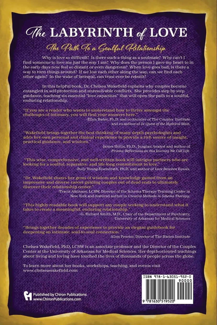 Rückseite: 9781630519520 | The Labyrinth Of Love | The Path to a Soulful Relationship | Wakefield