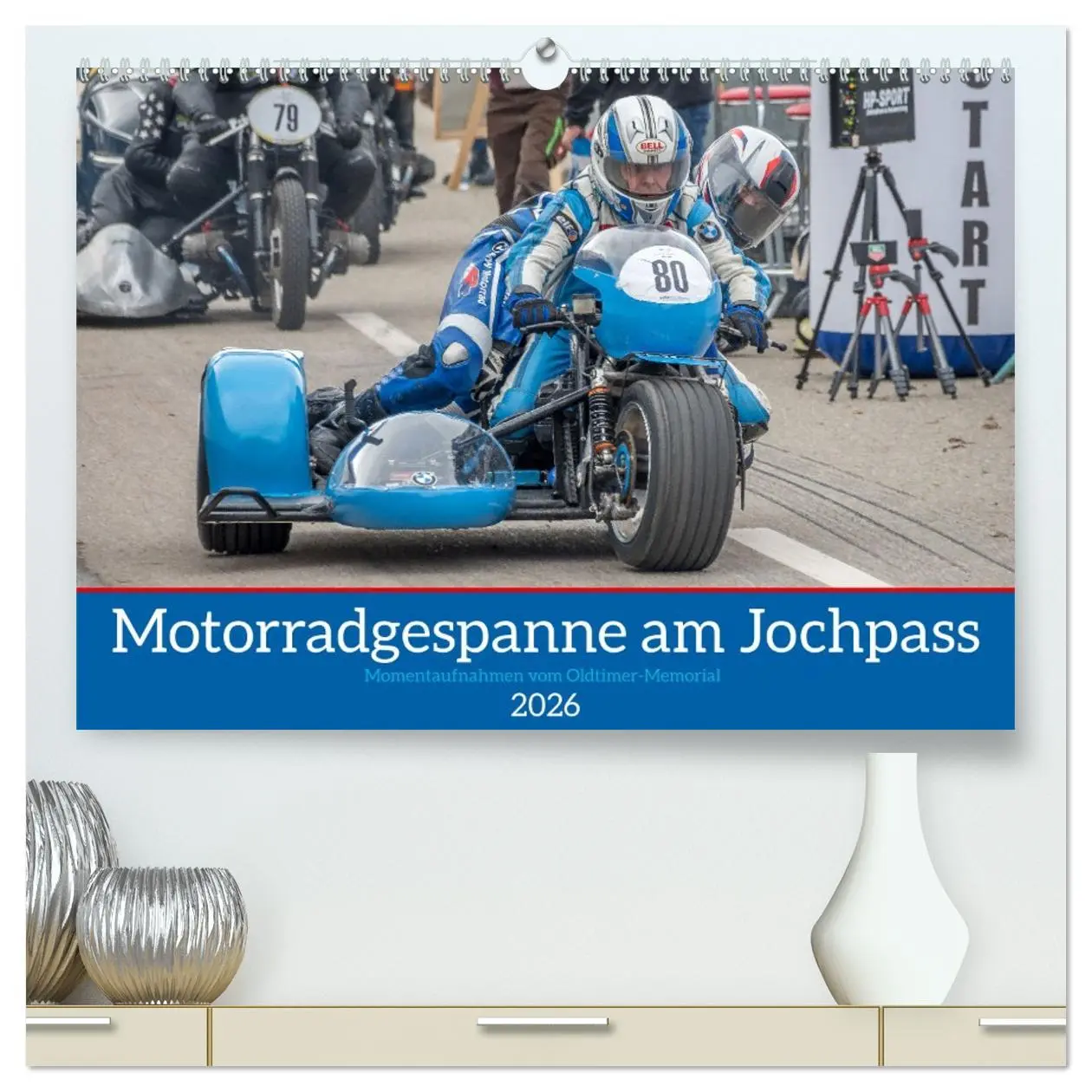 Cover: 9783457549520 | Motorradgespanne am Jochpass (hochwertiger Premium Wandkalender...