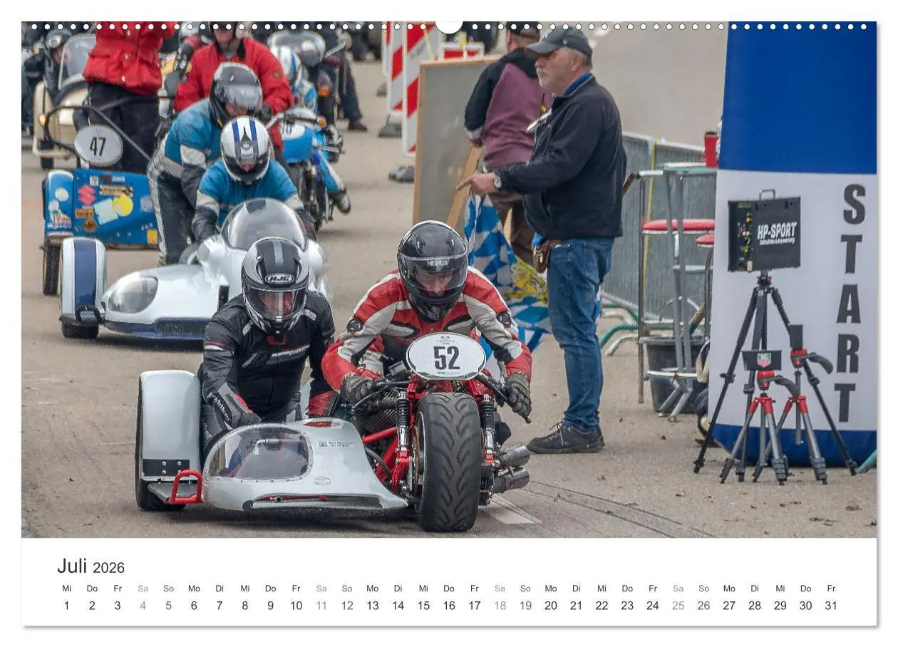 Bild: 9783457549520 | Motorradgespanne am Jochpass (hochwertiger Premium Wandkalender...