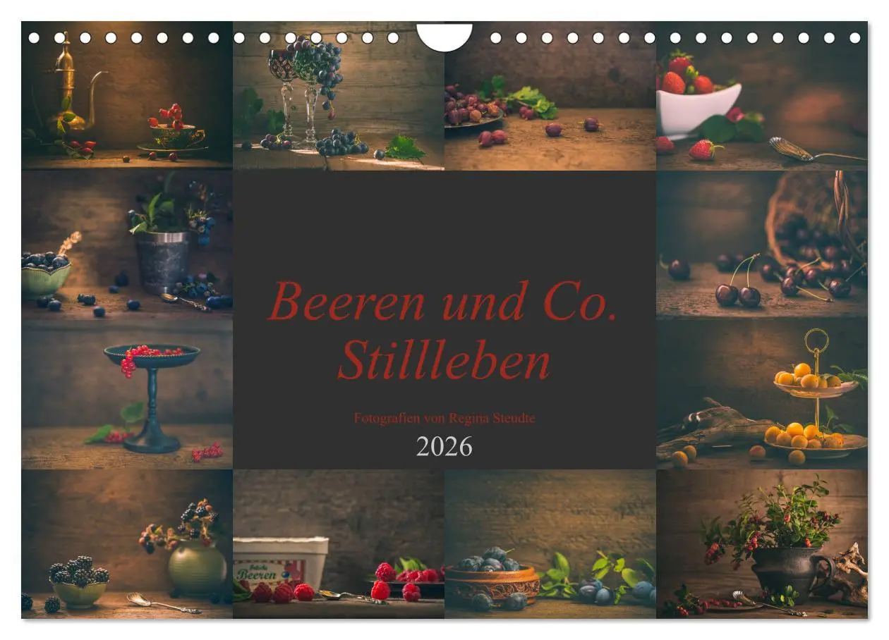 Cover: 9783457929520 | Beeren und Co. Stillleben (Wandkalender 2026 DIN A4 quer), CALVENDO...