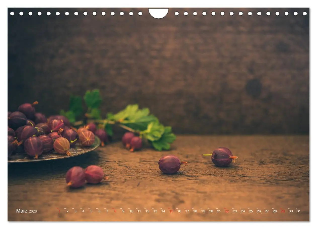 Bild: 9783457929520 | Beeren und Co. Stillleben (Wandkalender 2026 DIN A4 quer), CALVENDO...