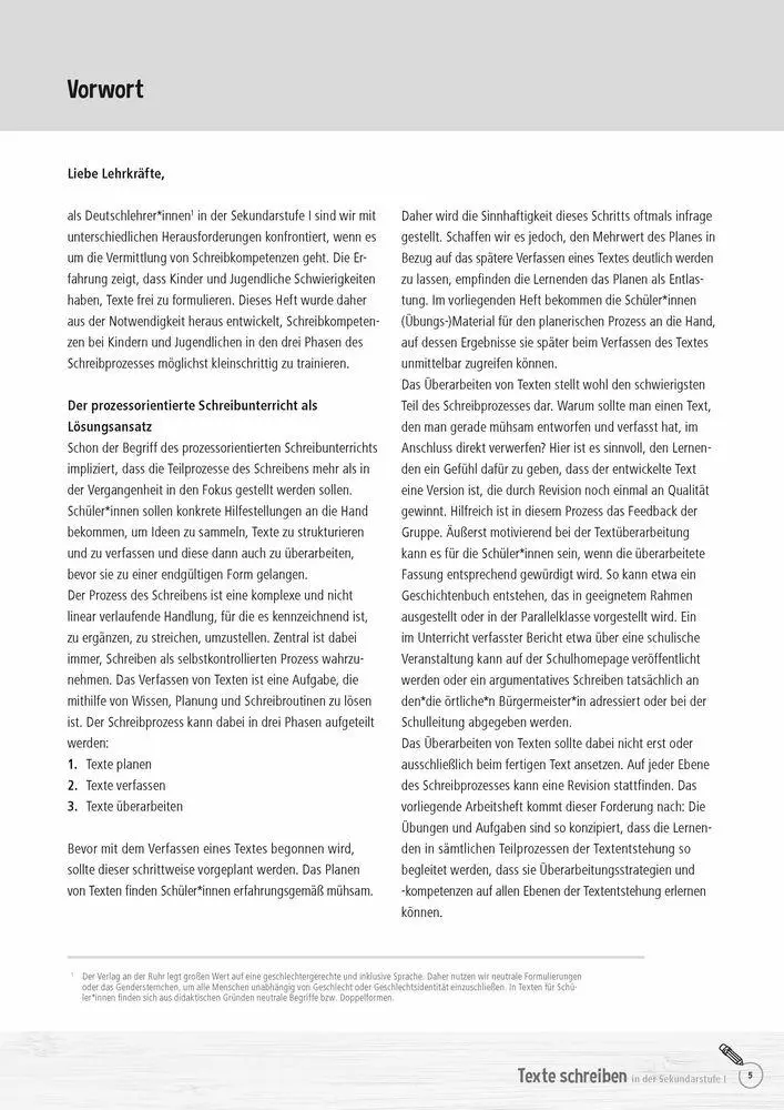 Bild: 9783834669520 | Texte schreiben in der Sekundarstufe I | Ingrid Semmelmann | Broschüre