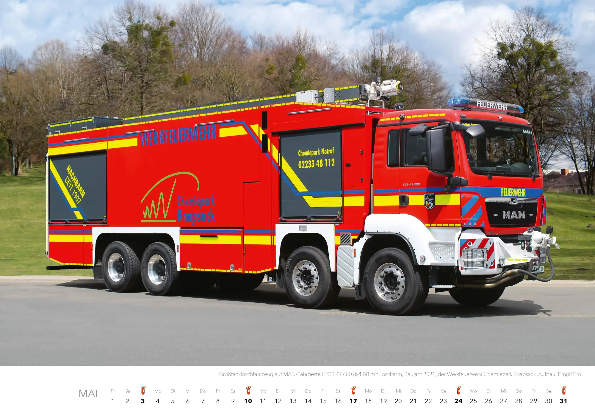 Bild: 9783966649520 | Feuerwehr Kalender 2026 Wandkalender | Hans-Joachim Profeld | Kalender