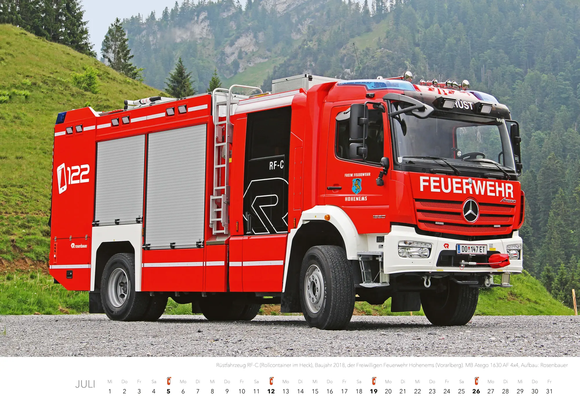 Bild: 9783966649520 | Feuerwehr Kalender 2026 Wandkalender | Hans-Joachim Profeld | Kalender