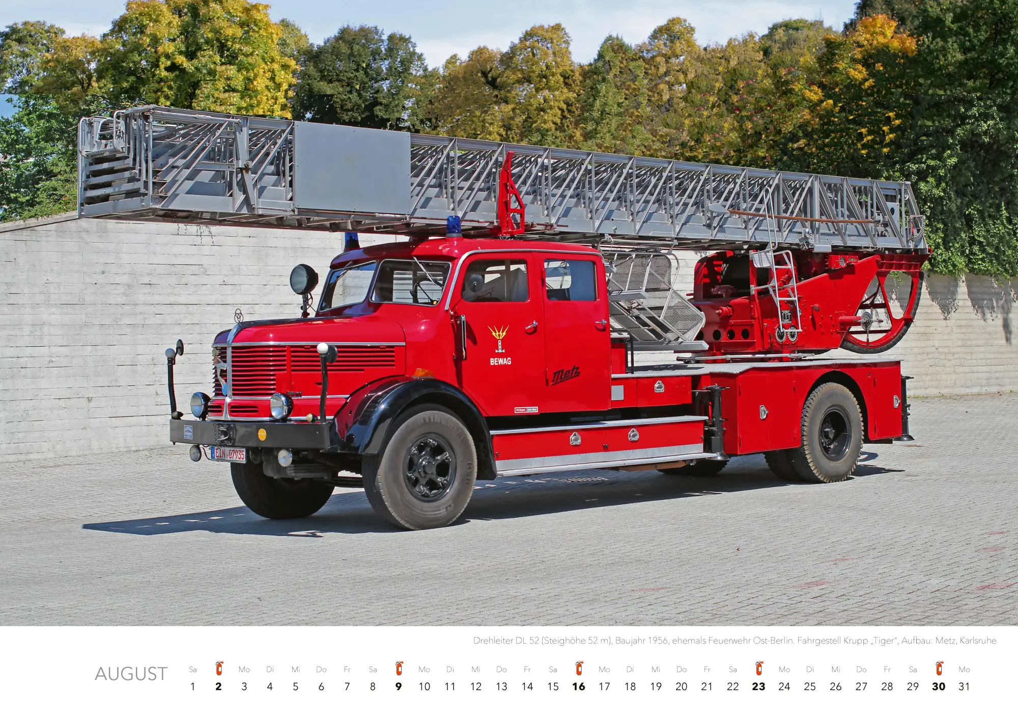 Bild: 9783966649520 | Feuerwehr Kalender 2026 Wandkalender | Hans-Joachim Profeld | Kalender
